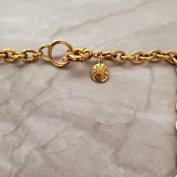 ✨ J.Crew RARE HTF Pearl Rhinestone Crystal Cluster Runway Statement Neckalce ✨ - Picture 12 of 16